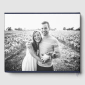 白黒写真エレガントのゲ結婚ストブック ゲストブック (裏面)