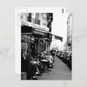 白黒写真オブルリージュカフェ ポストカード (正面/裏面)