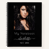 白黒写真スクリプト ノートブック (正面)