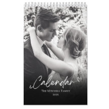 白黒写真パーソナライズされた名（新年）