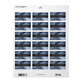 白黒写真会計士 – ビジネスラベル ラベル (フルシート)