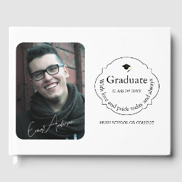 白黒写真卒業エレガント科 ゲストブック