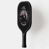 白黒写真家の神話の伝説 ピックルボールラケット (左)