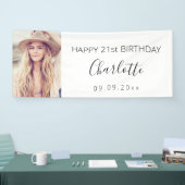 白黒写真誕生日パーティー 横断幕 (トレードショー)