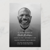 白黒写真追悼会 プログラム (正面)