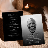 白黒写真追悼会 プログラム