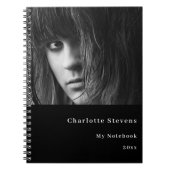 白黒写真 ノートブック (正面)