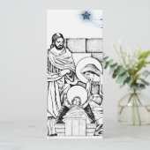 白黒出生の招待状 招待状 (スタンド正面)