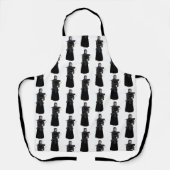 白黒剣道 エプロン (正面)