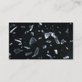 白黒割れガラス名刺 名刺 (裏面)