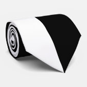 白黒割れ目色 ネクタイ (ロール)