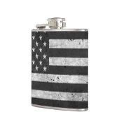 白黒動揺してな米国旗 フラスク (左)