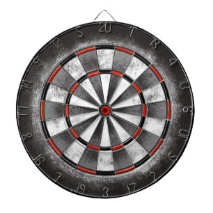 白黒動揺して赤 ダーツボード