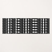 白黒動物#2 ヨガマット (正面(横))