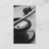 白黒医学の聴診器 名刺 (裏面)