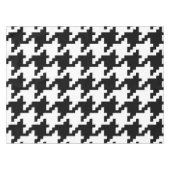 白黒千鳥格子の テーブルクロス (正面(横))