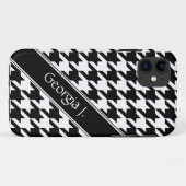 白黒千鳥格子のiPhoneカスタム 5ケース Case-Mate iPhoneケース (裏面(横))