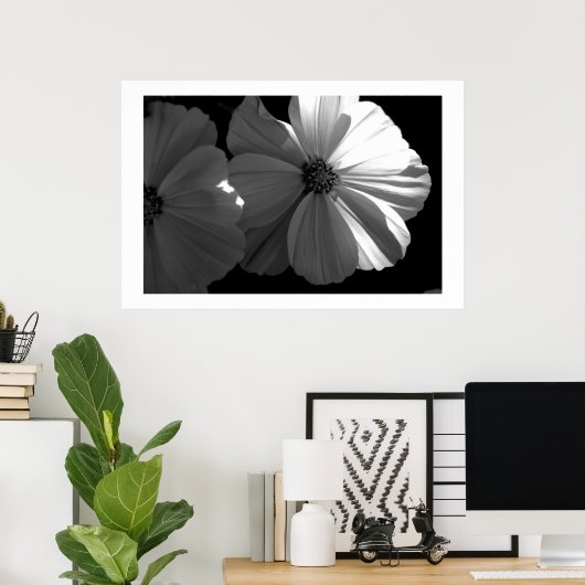 白黒半日 ポスター (ホームオフィス)