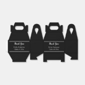 白黒卒業ありがとう フェイバーボックス (折り畳みなし)