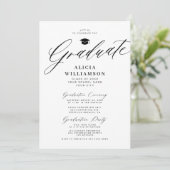 白黒卒業エレガント会の脚本を書く 招待状 (スタンド正面)