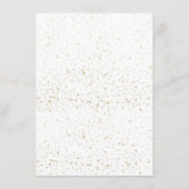 白黒卒業カジュアルパーティーのディナーメニュー メニュー (裏面)