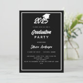 白黒卒業パーティー2025 招待状 (スタンド正面)