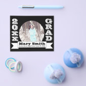 白黒卒業フォーマル発表 チラシ (シングル)