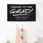 白黒卒業応援 横断幕 (インサイチュ)