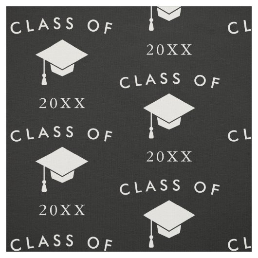 白黒卒業生 ファブリック (見本)