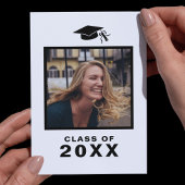 白黒卒業 招待状