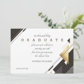 白黒卒業 招待状 (スタンド正面)