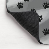 白黒印刷パターン マウスパッド (コーナー)