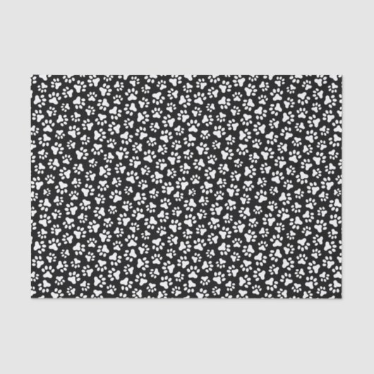 白黒印刷パターン 薄葉紙 (正面)