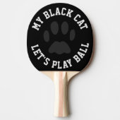 白黒印刷卓球ラケット 卓球ラケット (正面)