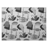 白黒原子パターンテーブルクロス テーブルクロス (正面(横))