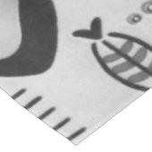 白黒原子パターンテーブルクロス テーブルクロス (アングル)