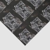 白黒及び金ゴールド出生 薄葉紙 (詳細)