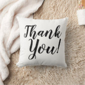 白黒可逆タイポグラフィありがとう クッション (ブランケット)