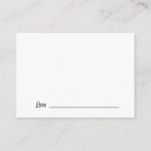 白黒台本大学院の英知アドバイス エンクロージャーカード (裏面)