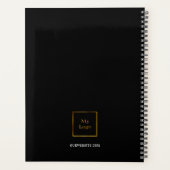 白黒名の署名photo business 2026 プランナー手帳 (裏面)