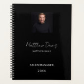 白黒名の署名photo business 2026 プランナー手帳 (正面)