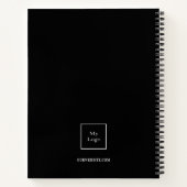 白黒名イニシャル写真業 ノートブック (裏面)