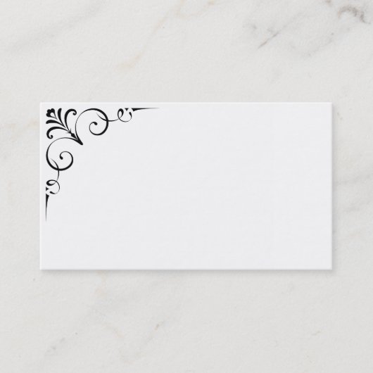 白黒名刺 名刺 (正面)