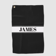 白黒名前をカスタムするストライプ