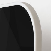 白黒名前をカスタムするモノグラムイニシャル ピックルボールラケット (左詳細)