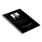 白黒名署名写真業 ノートブック (右側)