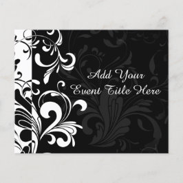 白黒噴水スワールパーティー チラシ