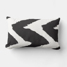 白黒図 ランバークッション