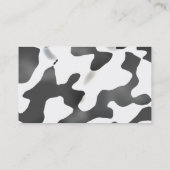 白黒国牛パターン 名刺 (裏面)