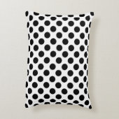 白黒大サイズ水玉模様 アクセントクッション (裏面(縦))